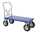 Platform Cart with Pneumatic Tires, 30 x 60