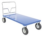 Platform Cart with Pneumatic Tires, 36 x 72