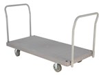HD Plastic Platform Truck, 30 x 60, 2 Handles