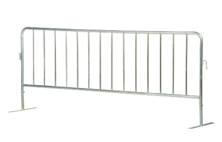 Galvanized Barrier with Flat Feet