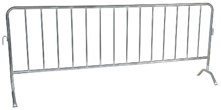 Galvanized Barrier with Curved Feet