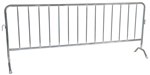 Galvanized Barrier with Curved Feet