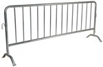 HD Galvanized Barrier, Curved Feet