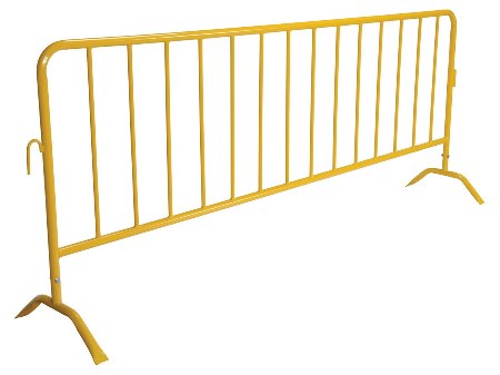 HD Yellow Barrier, Curved Feet