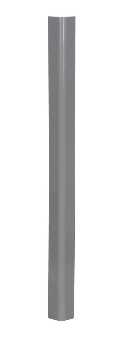 PVC Corner Guard, Gray, Rounded