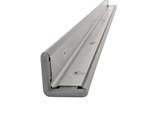 PVC Corner Guard w/Aluminum Insert, Gray, 2" x 2"
