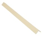 PVC Corner Guard w/Aluminum Insert, Beige, 3" x 3"