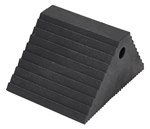 Plastic Dual Slope Wheel Chock, Black