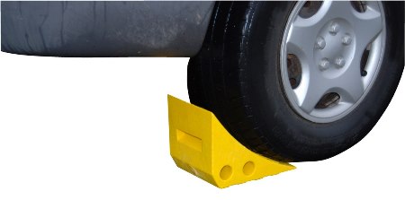 Recycled Yellow Plastic Wheel Chock