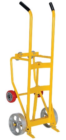 Drum Truck Cradle, Steel Wheels
