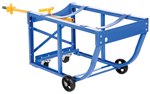Rotating Drum Cart, with Poly Wheels