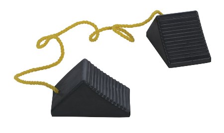 Rubber Wheel Chock with Rope