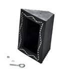 Serrated Bottom Rubber Wheel Chock