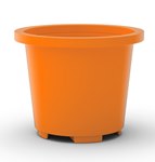 Drum Container Base, Orange