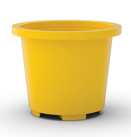 Drum Container Base, Yellow