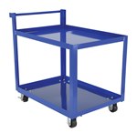 Steel Service Cart, 2 Shelves, 27 x 40