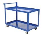 Steel Service Cart, 2 Shelves, 28 x 48