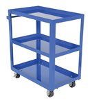 Steel Service Cart, 3 Shelves, 21 x 36