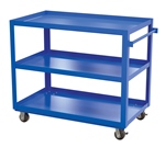 Steel Service Cart, 3 Shelves, 28 x 48