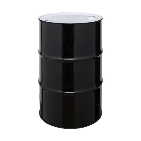 Steel Drum, 55 Gallon, 16/16/16 Gauge, Closed Head
