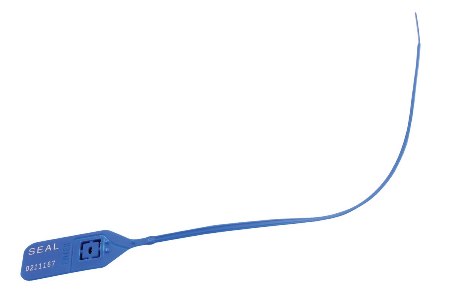 Blue Polypropylene Security Seal, 15", 100Pk