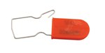 Red Polypropylene Security Seal, 3" 100Pk