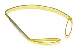 Poly Lifting Sling, Yellow, 1" x 4'