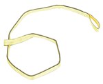 Poly Lifting Sling, Yellow, 2" x 10'