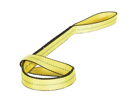 Poly Lifting Sling, Yellow, 2" x 4'