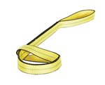 Poly Lifting Sling, Yellow, 2