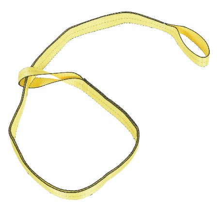 Poly Lifting Sling, Yellow, 2" x 8'