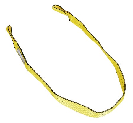 Poly Lifting Sling, Yellow, 3" x 10'