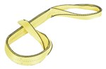 Poly Lifting Sling, Yellow, 3" x 4'