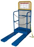 Stock Picker Work Platform, 60" Back Plate