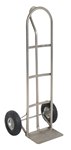 Stainless Steel P Handle Hand Truck, 21 x 18 x 52