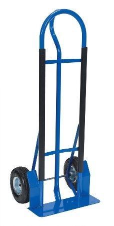 HD Steel P Handle Hand Truck, 20 x 16 x 52, Pneumatic Tires