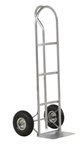 Steel P Handle Hand Truck, 21 x 18 x 52, Pneumatic Tires