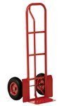 Steel P Handle Hand Truck, 22 x 22 x 52, Pneumatic Tires