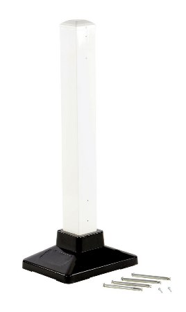 Semi-Permanent Barrier Post, White