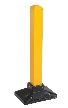 Semi-Permanent Barrier Post, Yellow