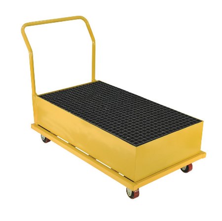 Spill Pallet, for 2 Drums, Yellow