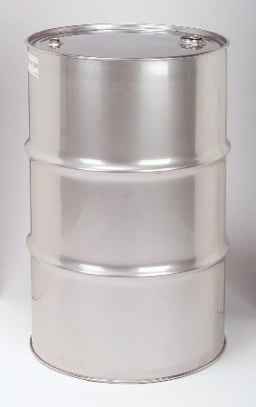 55 Gallon Stainless Steel Drum, 18/18/18, Closed Head