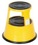 Yellow Rolling Step Stool
