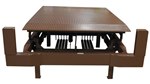 Actuated Dock Leveler with Legs, 107.25" x 88"