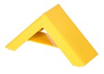 Steel Wheel Chock, 17" x 6" x 9"