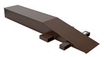 Steel Wheel Riser, 18" x 10" x 96"