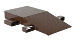 Steel Wheel Riser, 24" x 6" x 48"