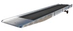 Aluminum Yard Ramp, Steel Grating, 25K, 74" x 30'
