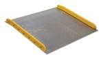 Aluminum Dock Board, Steel Curbs, 10K, 54" x 48"