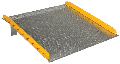 Aluminum Dock Board, Steel Curbs, 15K, 54" x 60"